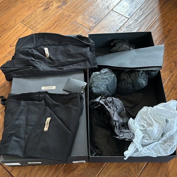 Yeezy knee high boots beige size 39 season8 RARE! - Picture 7 of 11